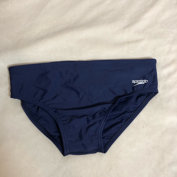 Blue Speedo polyester swim brief. Size 32 - Picture 1 of 3
